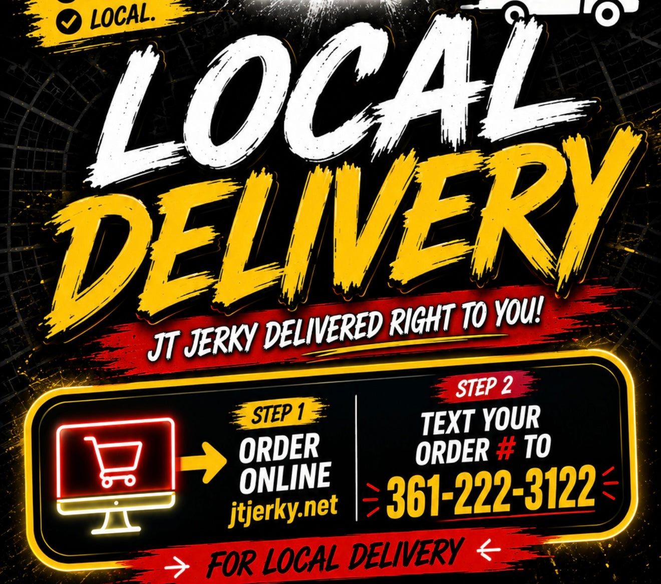 LOCAL DELIVERY - TEXT YOUR ORDER # TO 361-222-3122 ‼️READ DESCRIPTION‼️